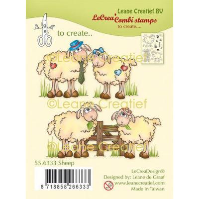 Leane Creatief Clear Stamps - Schafe